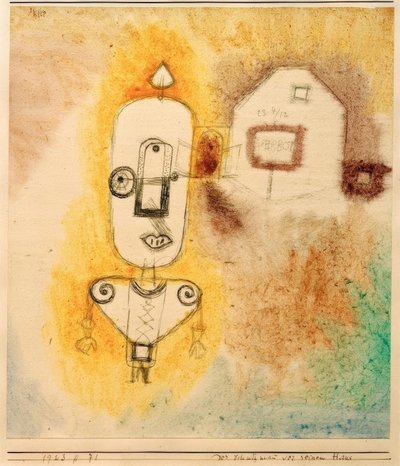 El policía frente a su casa de Paul Klee